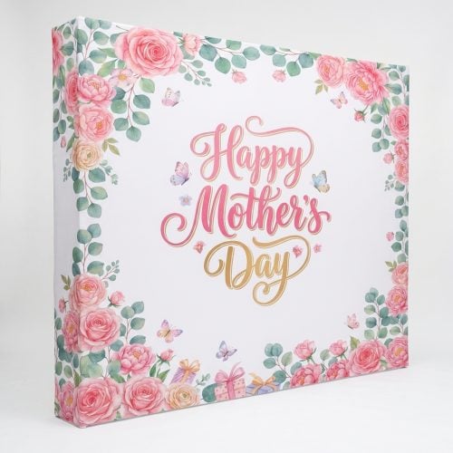 Mother's Day Pop Up Display - 10ft Fabric Backdrop