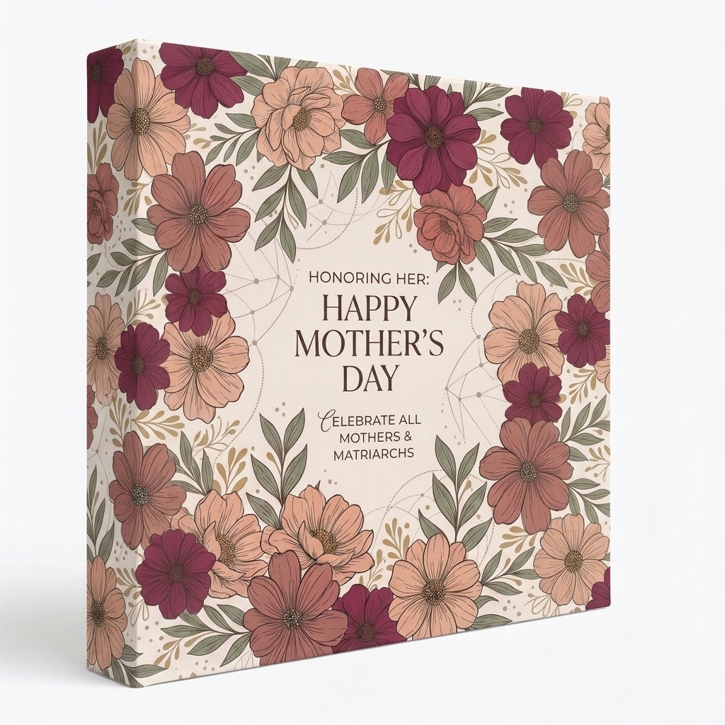 Happy Mother’s Day 10 ft Fabric Pop Up Style 3