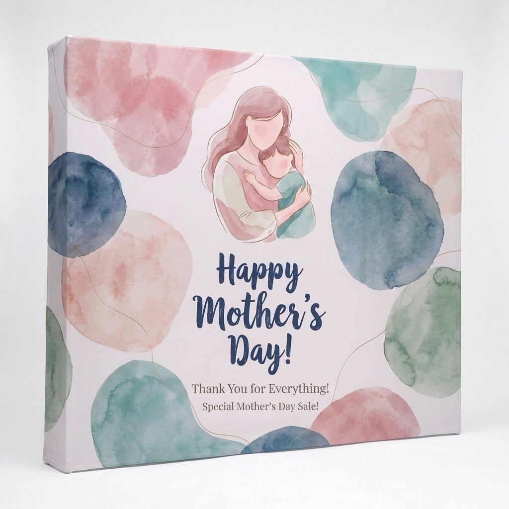 Happy Mother’s Day 10 ft Fabric Pop Up Style 1