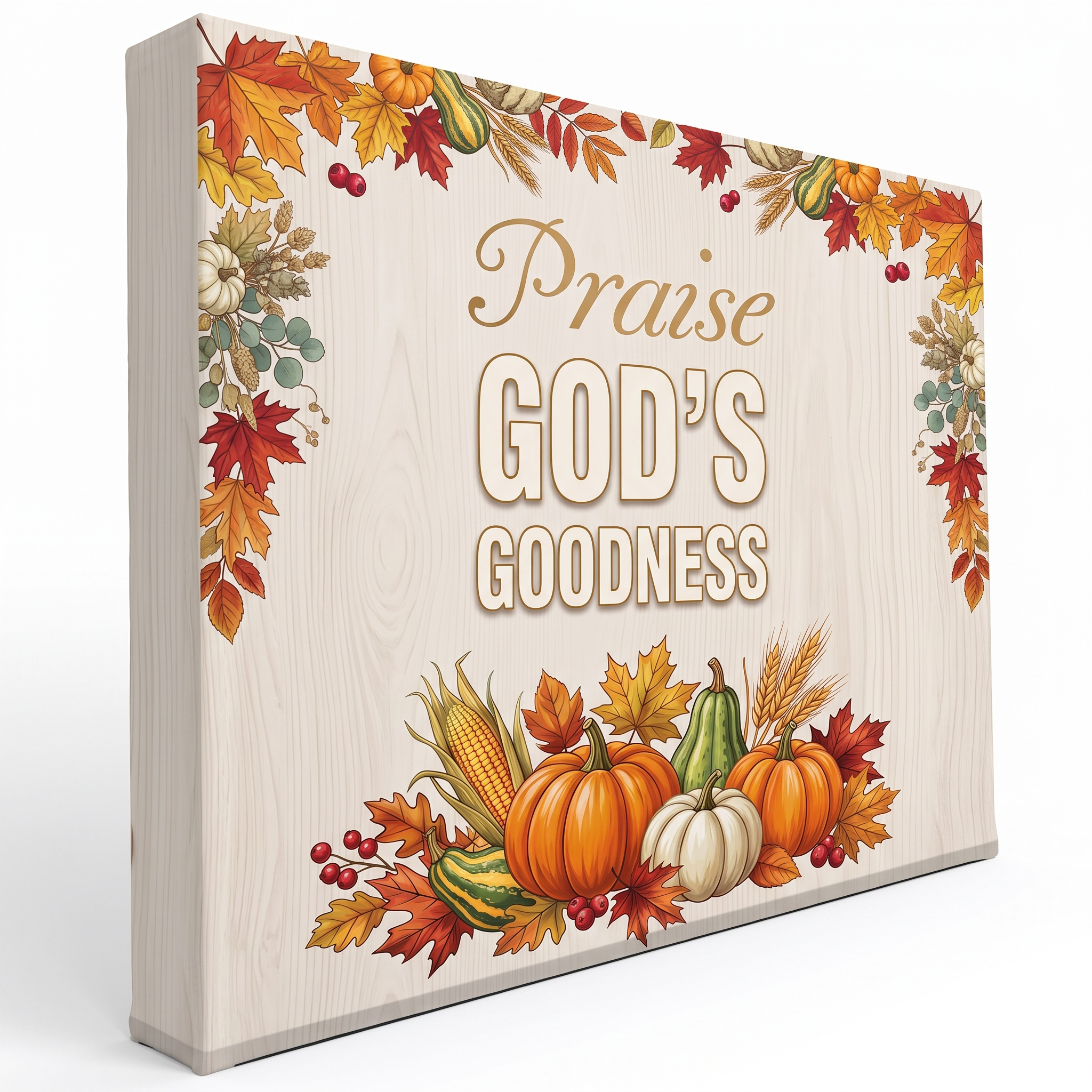 Thanksgiving Give Thanks 10 ft Fabric Pop Up Style 8