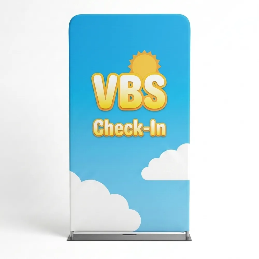 Church Banner 4ft Tension Banner Vbs Check In 2