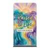 Church Banner 4ft Tension Fabric Baptism Raised To Life 3