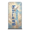 Church Banner 4ft Tension Fabric Baptism Sunday 3