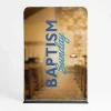 Church Banner 5ft Tension Fabric Baptism Sunday 15