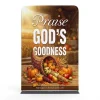 Church Banner 5ft Tension Fabric Thanksgiving Give Praise Gods Goodness 2