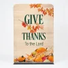 Church Banner 5ft Tension Fabric Thanksgiving Give Thanks 4