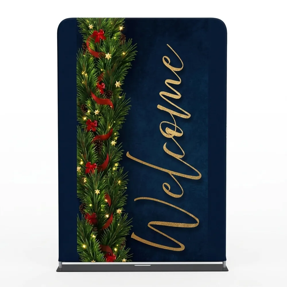 Church Banner 5ft Tension Fabric Welcome 23