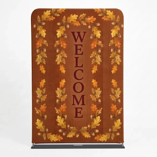 Church Banner 5ft Tension Fabric Welcome 3