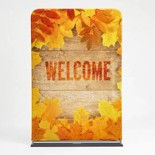 Church Banner 5ft Tension Fabric Welcome 4