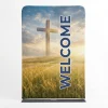 Church Banner 5ft Tension Fabric Welcome 40