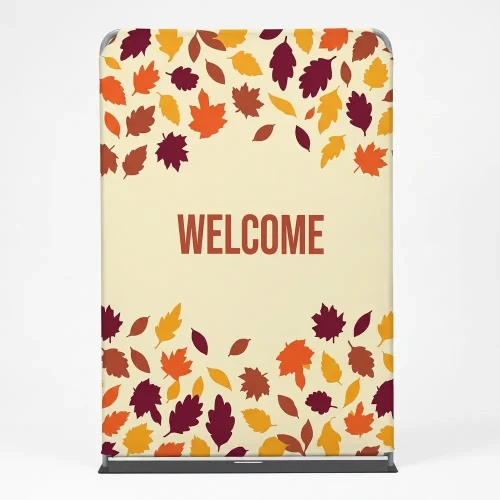 Church Banner 5ft Tension Fabric Welcome 5