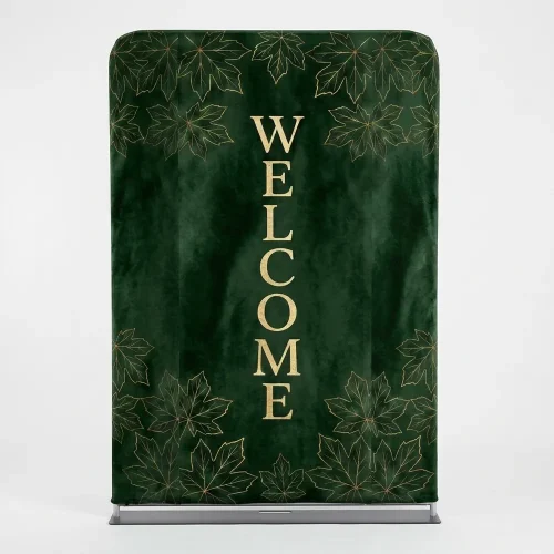 Church Banner 5ft Tension Fabric Welcome 6