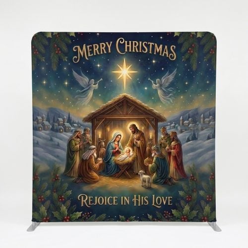 Church Banner 8ft Fabric Tension Display Christmas 2