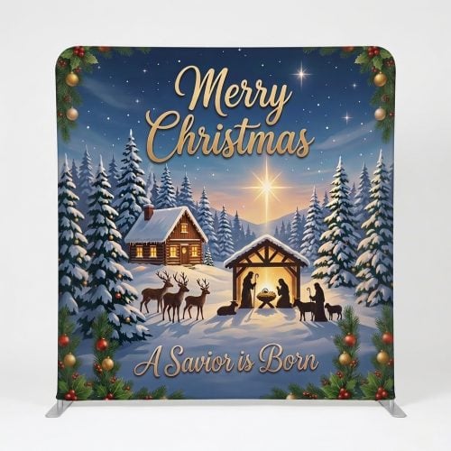 Church Banner 8ft Fabric Tension Display Christmas 5