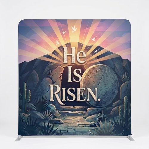 Easter Backdrop Church Displays - 8ft Tension Fabric Stands