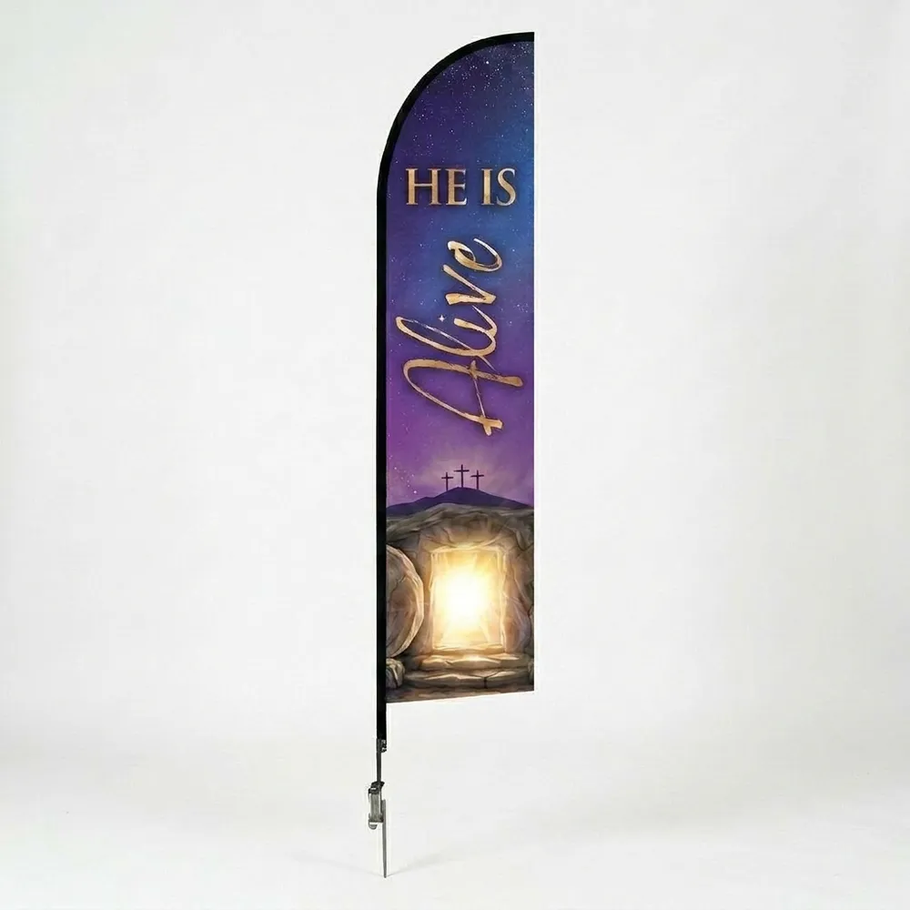 Church Banner Feather Flags Easter 3