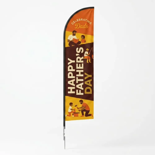 14 ft Church Father’s Day Feather Flag Style 6