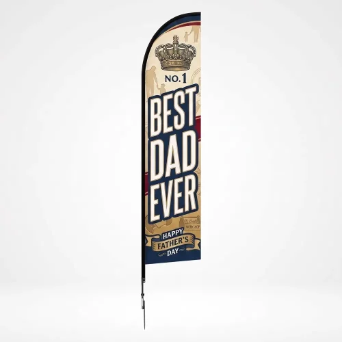 14 ft Church Father’s Day Feather Flag Style 10