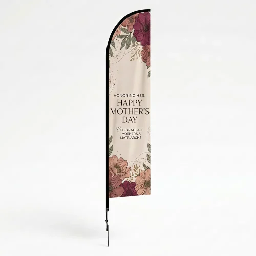 14 ft Church Mother’s Day Feather Flag Style 2