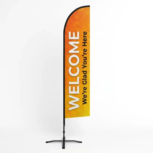 Church Banner Feather Flags Welcome 4