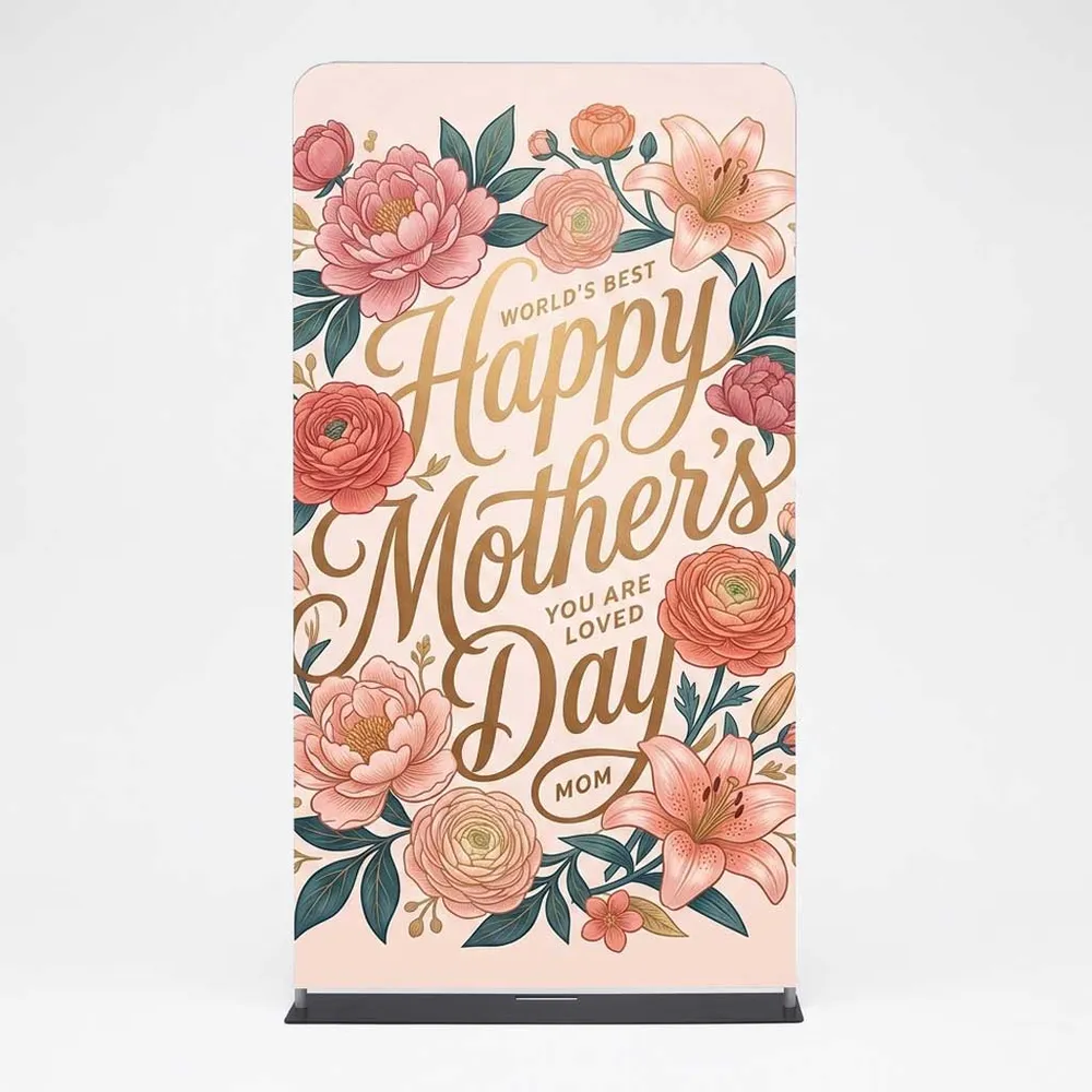 Church Banner Mothers Day 4ft Tension Fabric 13