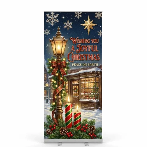 Church Banner Retractable Christmas 4