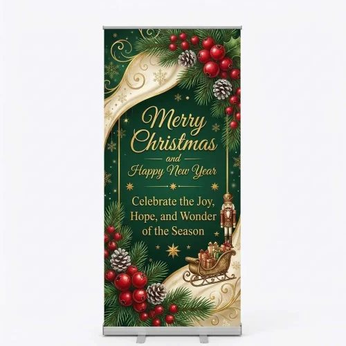Church Banner Retractable Christmas 5