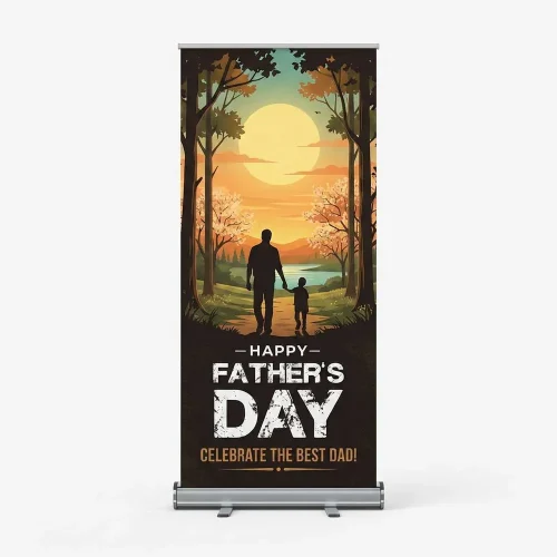 Church Banner Retractable Fathers Day 1