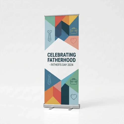 Church Banner Retractable Fathers Day 13