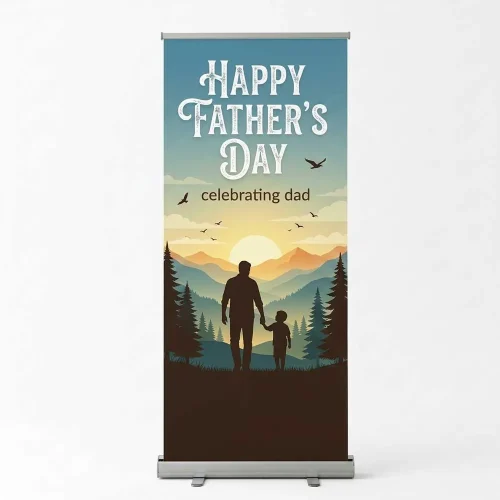 Church Banner Retractable Fathers Day 2