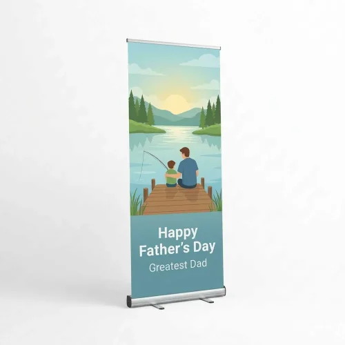 Church Banner Retractable Fathers Day 21