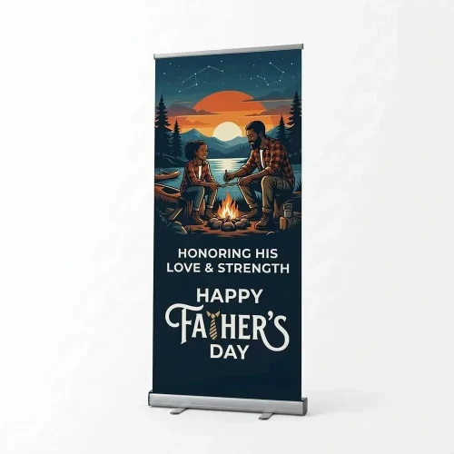 Church Banner Retractable Fathers Day 3