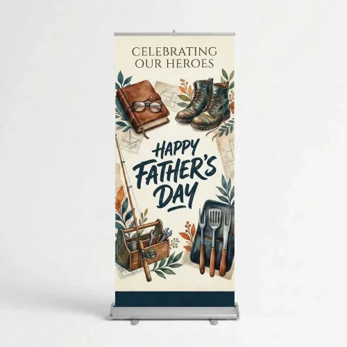 Church Banner Retractable Fathers Day 4