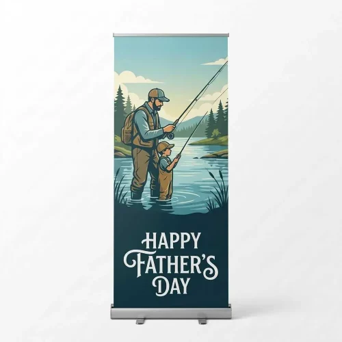 Church Banner Retractable Fathers Day 5