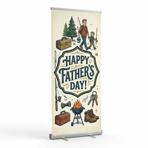 Church Banner Retractable Fathers Day 8