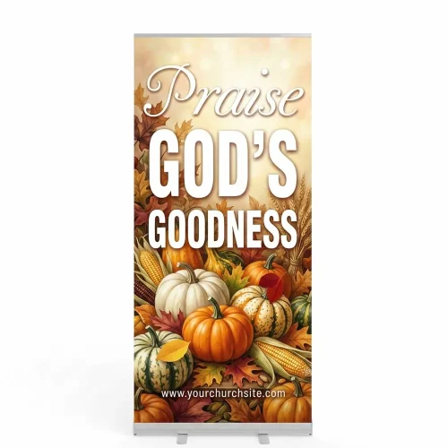 Church Banner Retractable Thanksgiving 2