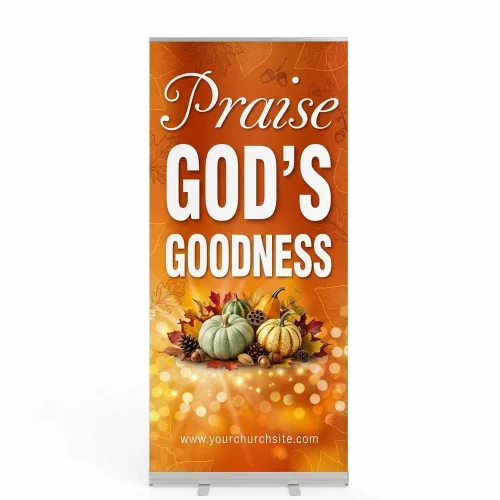 Church Banner Retractable Thanksgiving 8