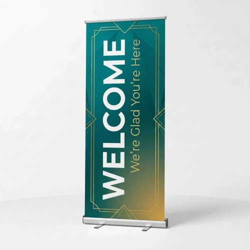 Church Banner Retractable Welcome 2