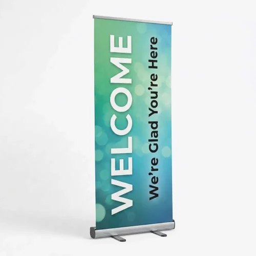 Church Banner Retractable Welcome 3