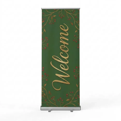 Church Banner Retractable Welcome Fall12