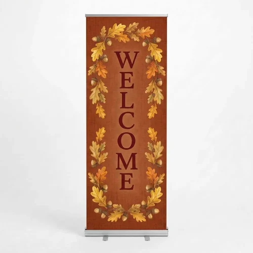 Church Banner Retractable Welcome Fall9