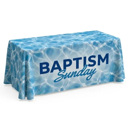 6 ft Baptism Table Throw Style 12