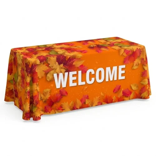 Church Banner Table Throws Fall Welcome 1