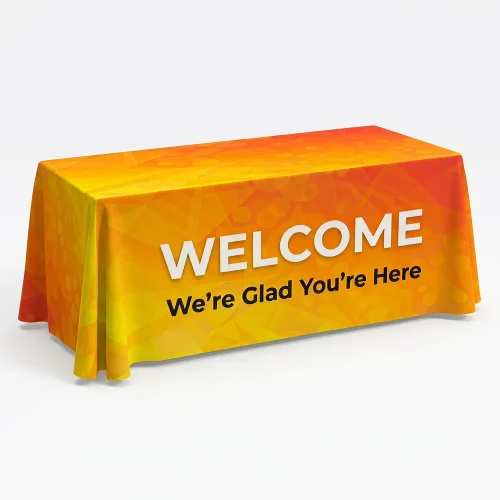 Church Banner Table Throws Welcome 2