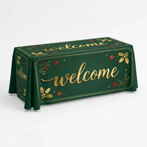 Church Banner Table Throws Welcome 7