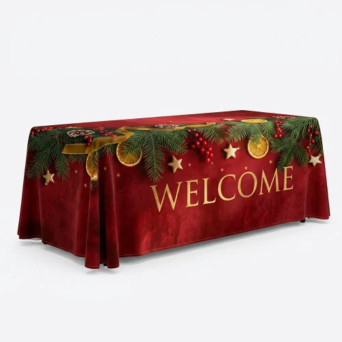 Church Banner Table Throws Welcome 8