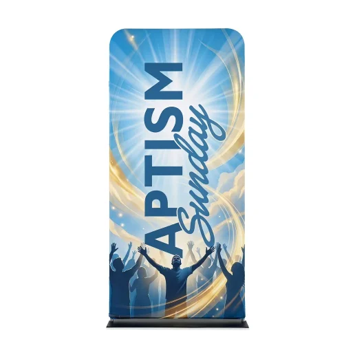 3ft Baptism Tension Church Banners - Fabric Display Sets