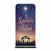 Church Banner Tension Fabric Display Christmas A Savior Is Borna