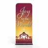 Church Banner Tension Fabric Display Christmas Joy To The World2