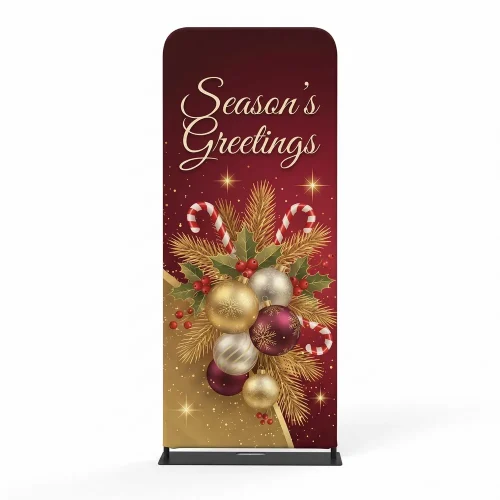 Church Banner Tension Fabric Display Christmas Seasons Greetings 2